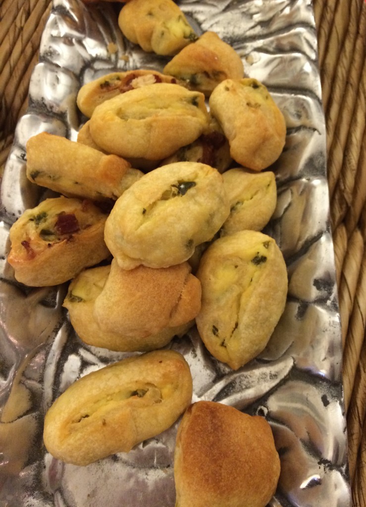 I took these little guys out of the oven and set them in front of my guests before remembering to take a picture. Must be better about that!